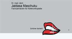 Desktop Screenshot of dr-maschuku.de